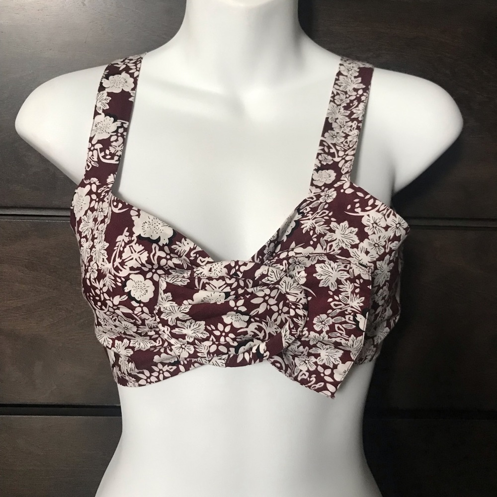 Zara Super Crop Summer Top